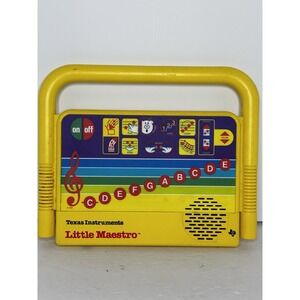 Vintage 80s Texas Instruments Little Maestro Musical Electronic Toy Tested 1986